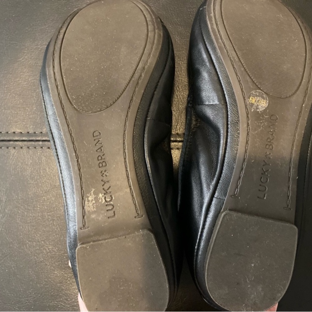 Black Pair Lucky Brand Flats - Picture 4 of 4